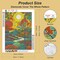 Diamond Painting Kits for Adults, 5D DIY Diamond Art Kits for Beginners, Full Drill Diamond Painting Kits for Home Wall Decor, Stained Glass Landscape, 12x16 Inch